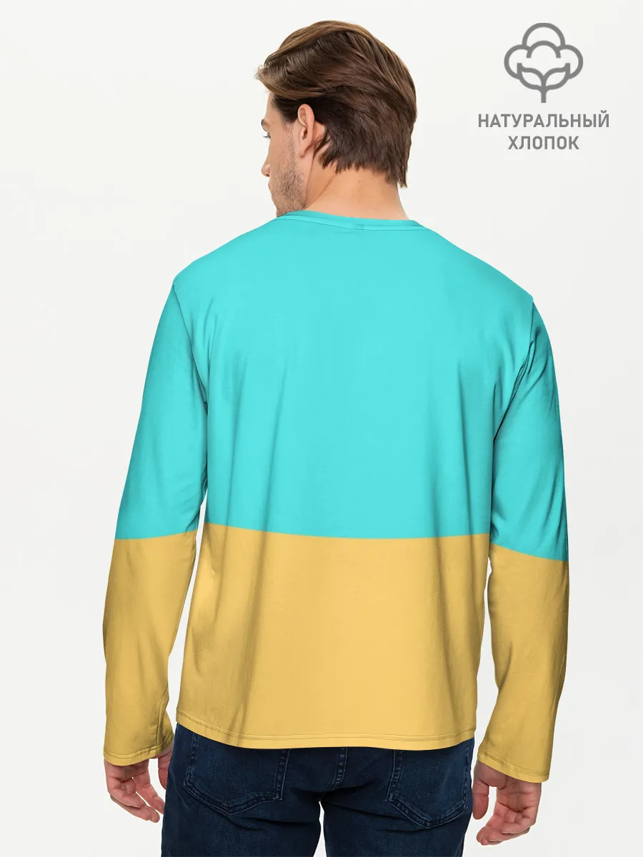 Мужской лонгслив базовый / Пирамиды Египта