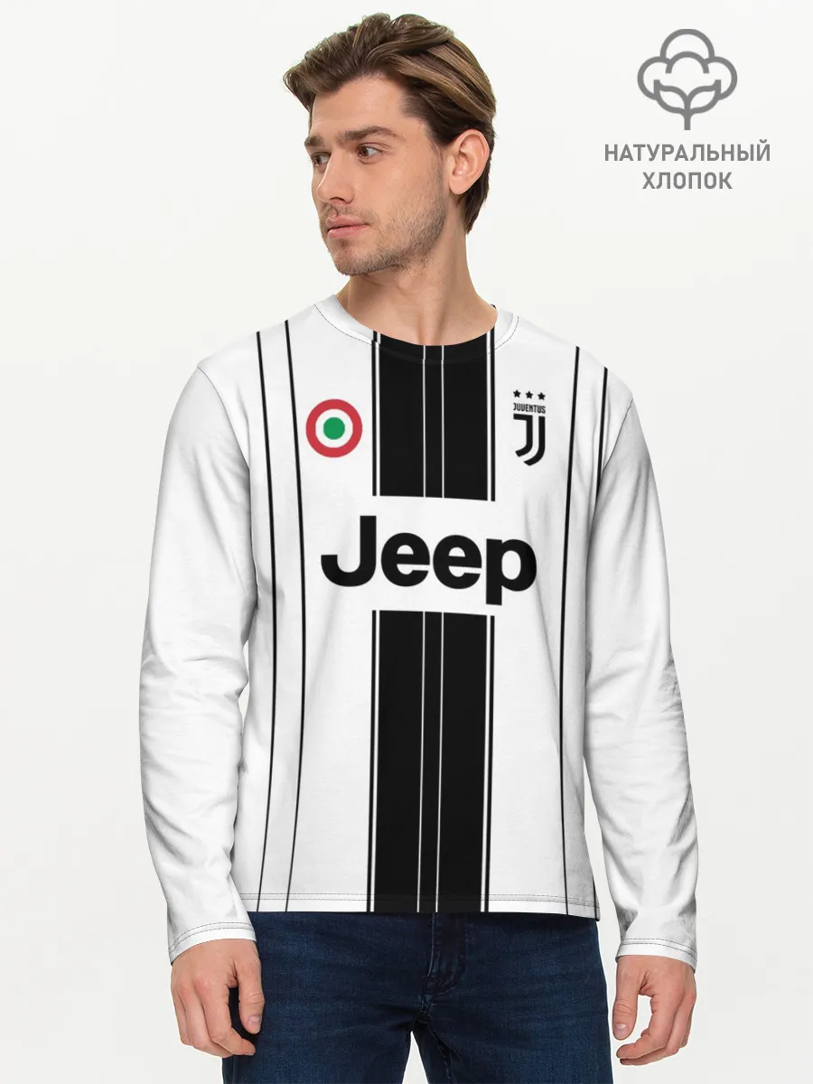 Мужской лонгслив базовый / JUVENTUS.
