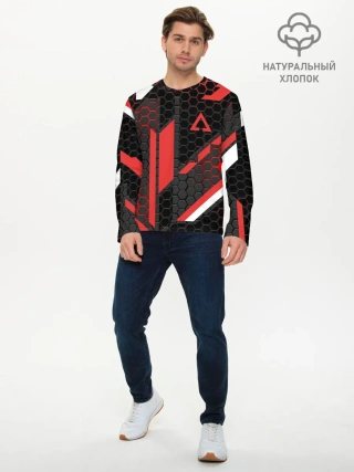 Мужской лонгслив базовый / CS GO CYREX 3D | КС ГО САЙРЕКС