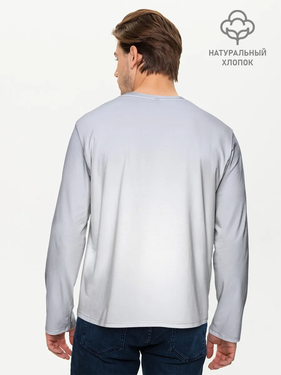 Мужской лонгслив базовый / Токийский гуль