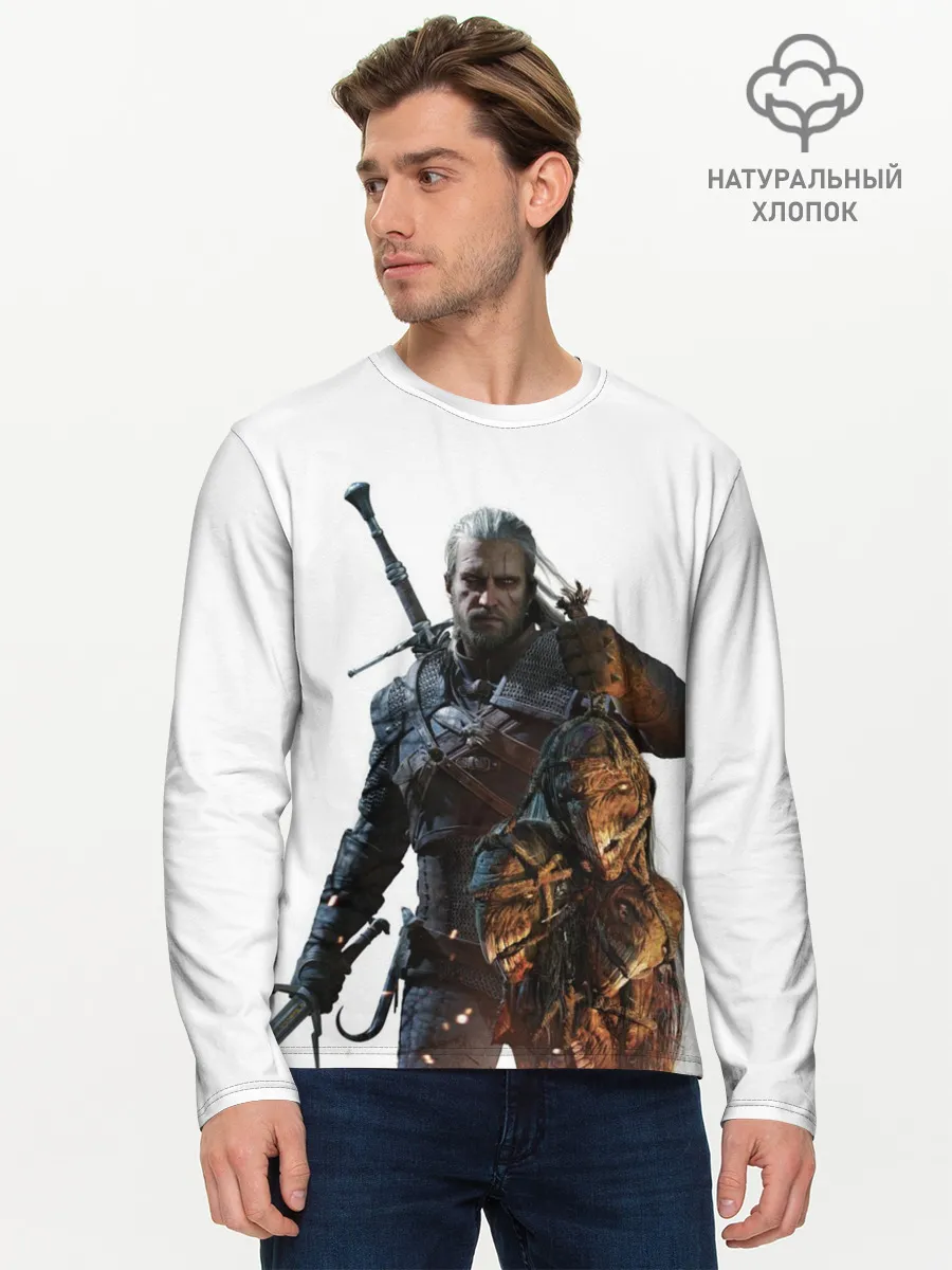 Мужской лонгслив базовый / The Witcher