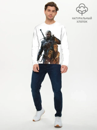 Мужской лонгслив базовый / The Witcher