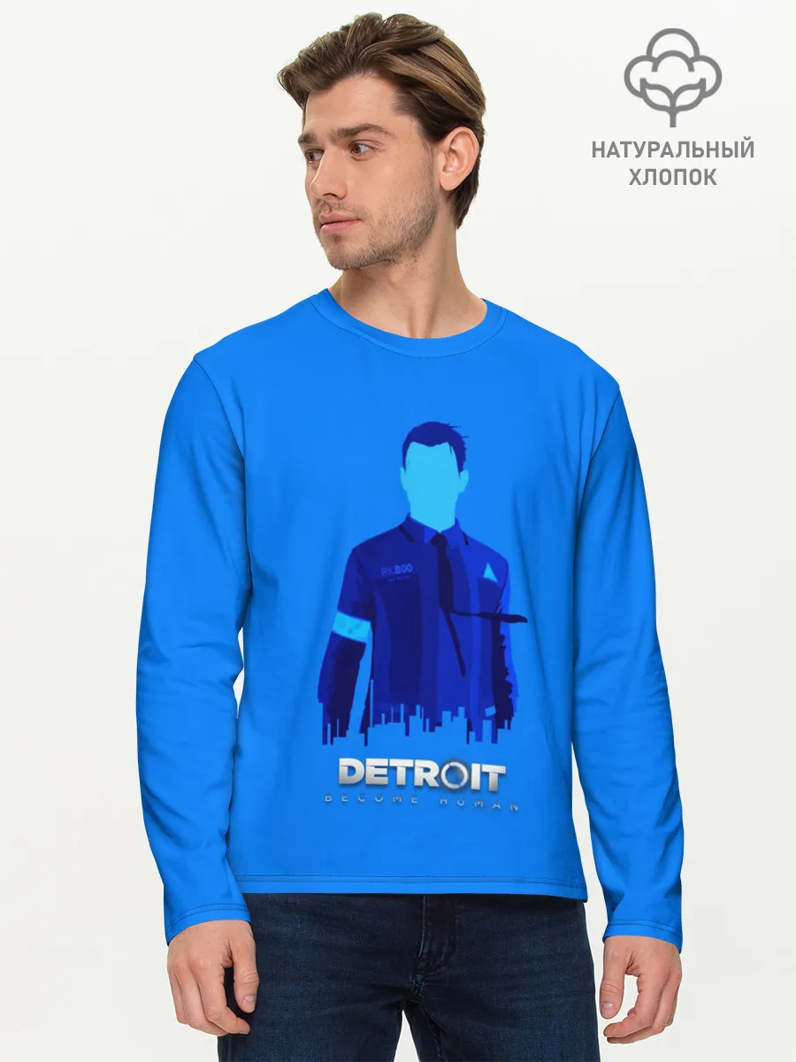 Мужской лонгслив базовый / Detroit:become human