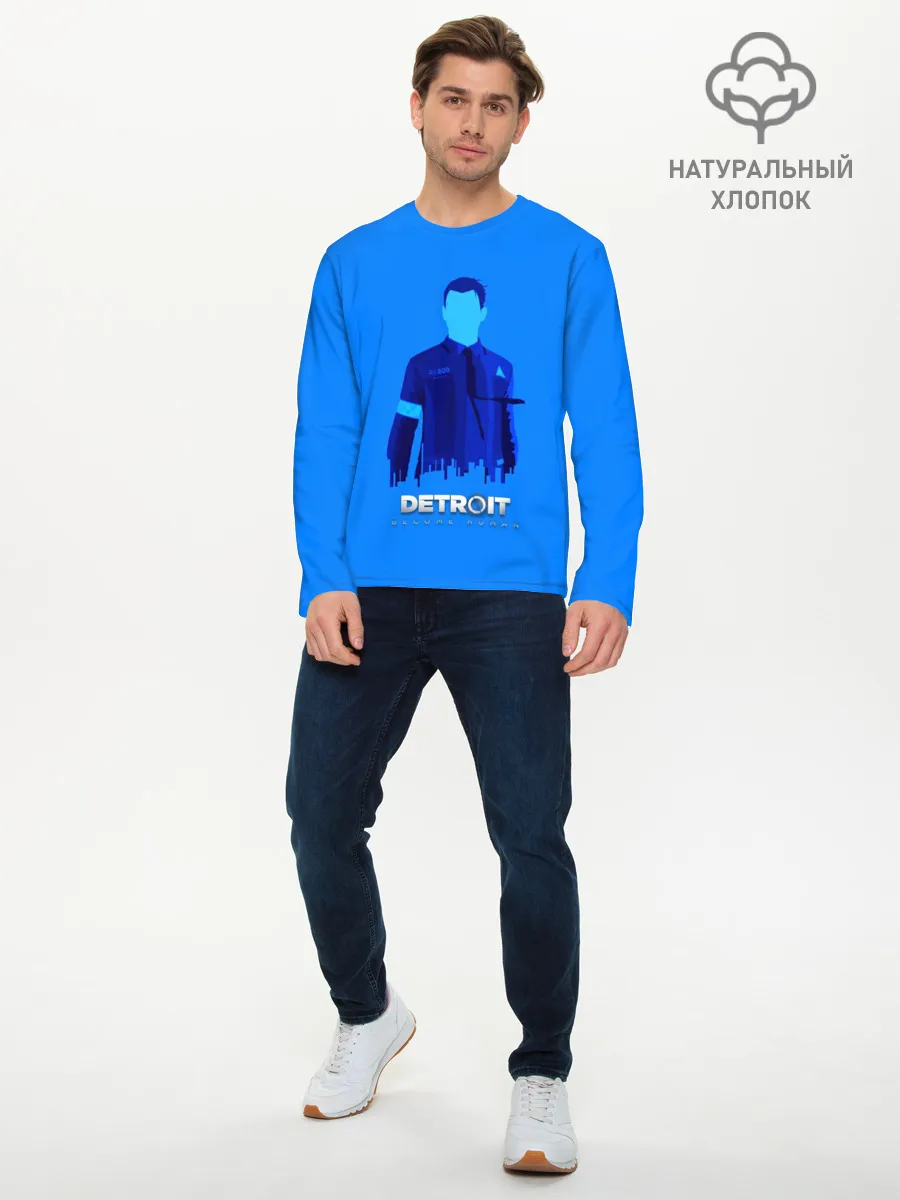 Мужской лонгслив базовый / Detroit:become human