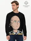 Мужской лонгслив базовый / One-Punch Man Ванпачмен