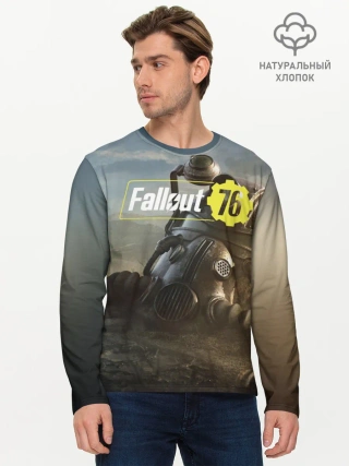 Мужской лонгслив базовый / Фаллаут 76