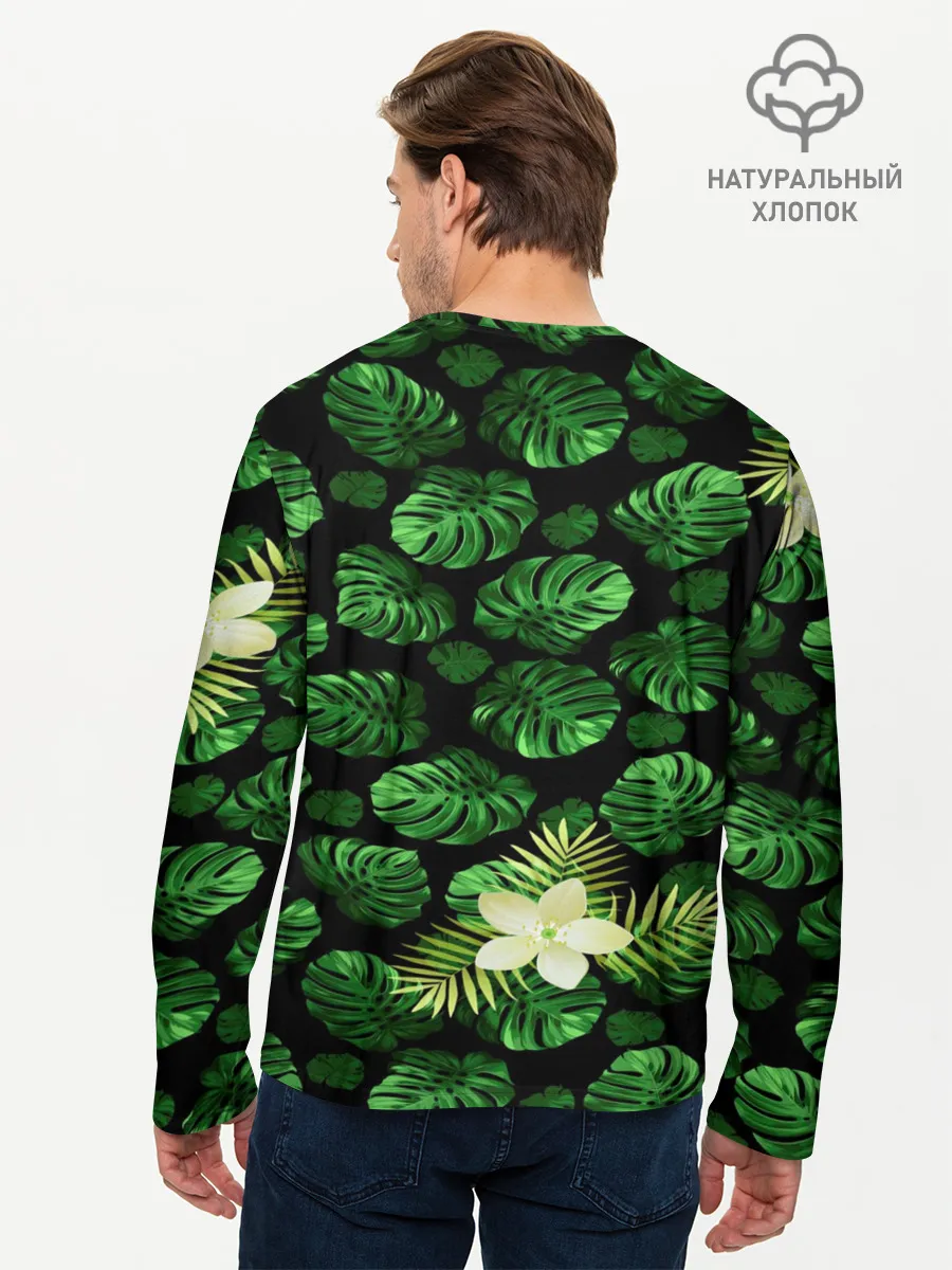 Мужской лонгслив базовый / Мир юрского периода