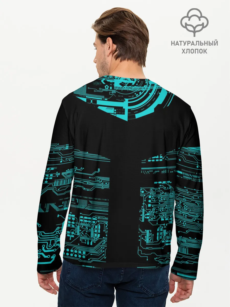 Мужской лонгслив базовый / Detroit become human