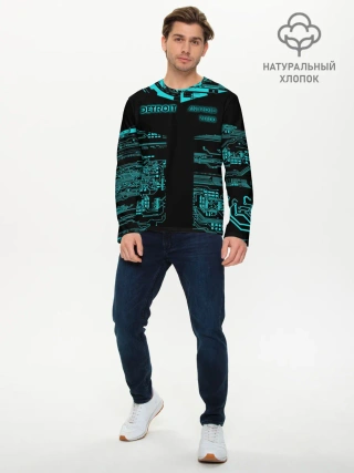 Мужской лонгслив базовый / Detroit become human