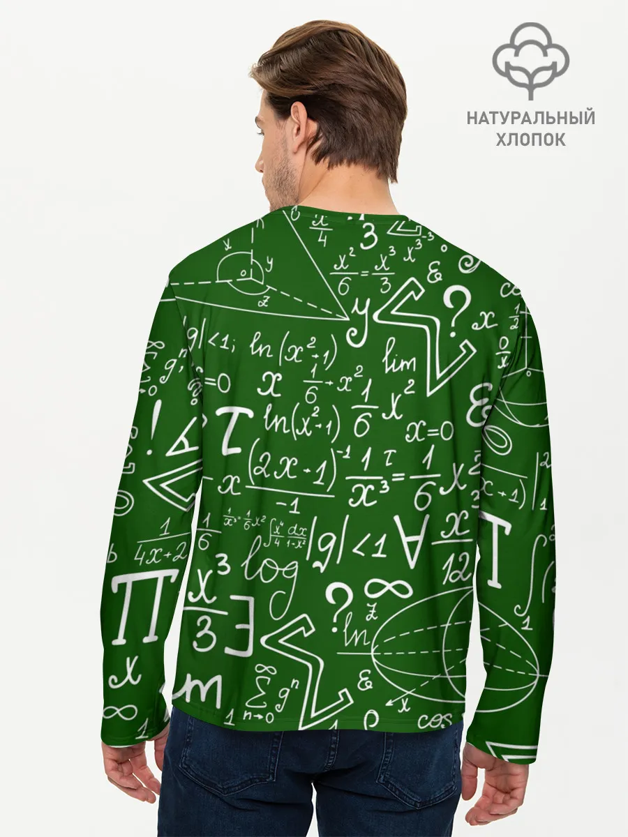 Мужской лонгслив базовый / ФОРМУЛЫ ФИЗИКА