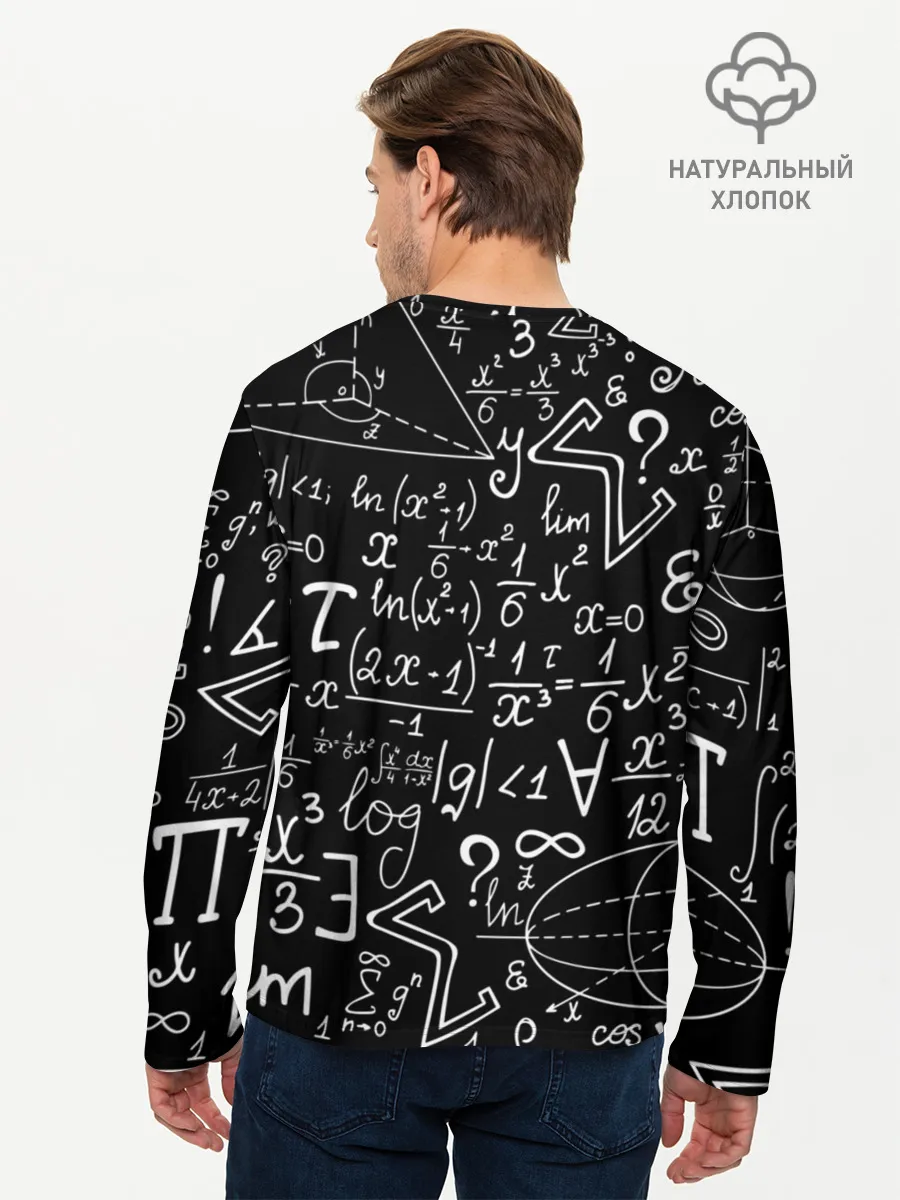 Мужской лонгслив базовый / ФОРМУЛЫ ФИЗИКА