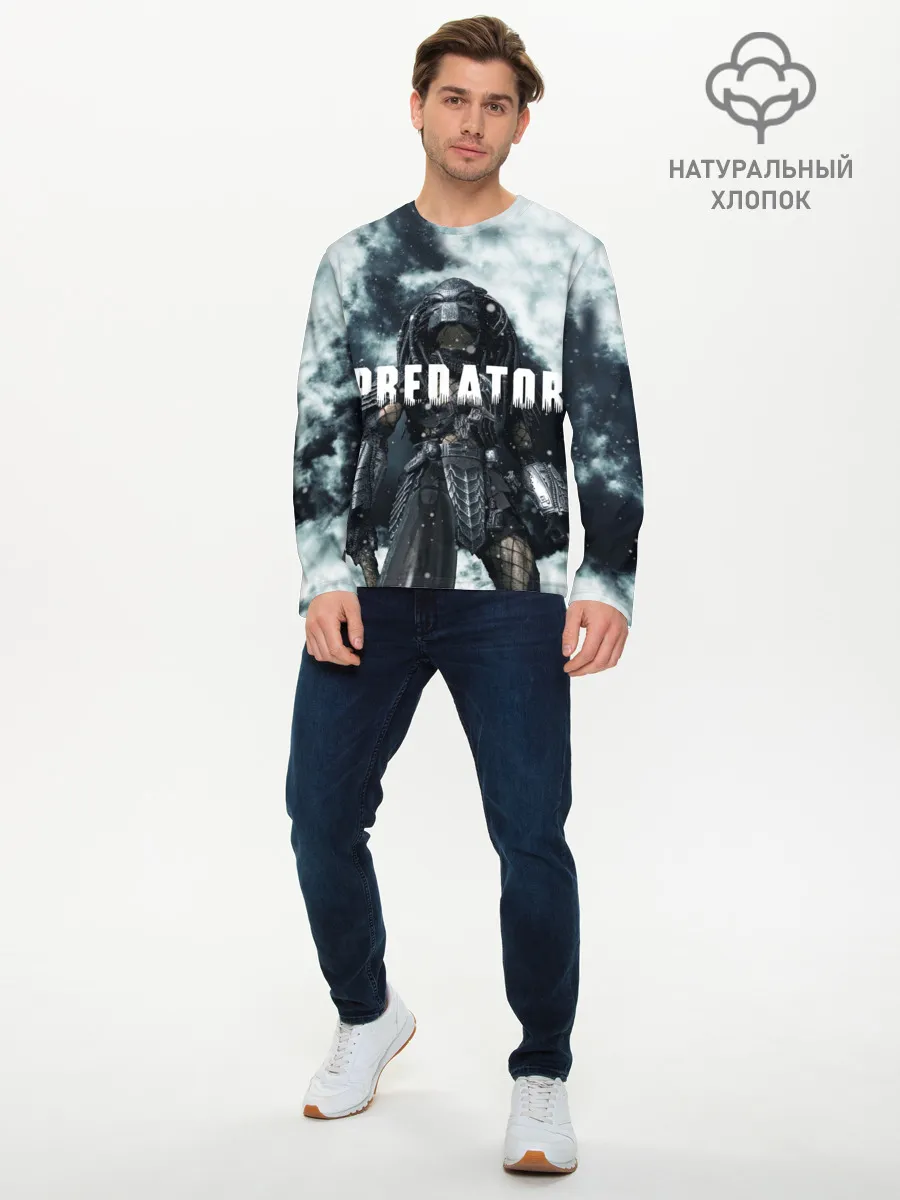 Мужской лонгслив базовый / Фильм /Хищник/