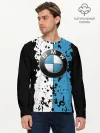 Мужской лонгслив базовый / BMW sign