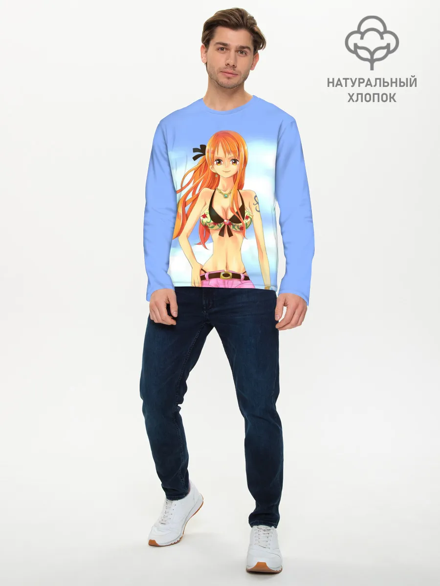 Мужской лонгслив базовый / Рыжая Нами