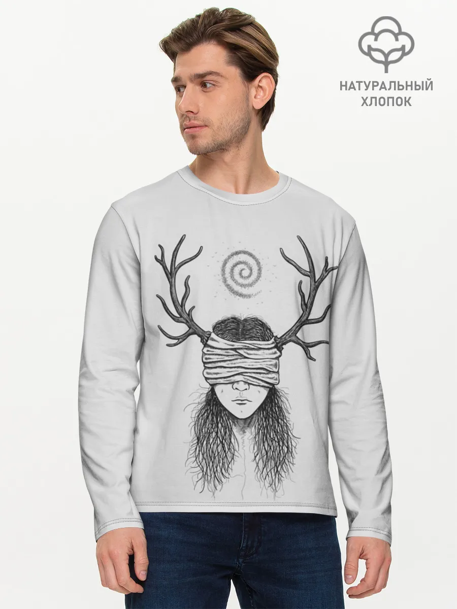 Мужской лонгслив базовый / True Detective