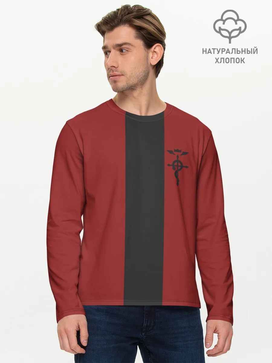 Мужской лонгслив базовый / FMA ANIME