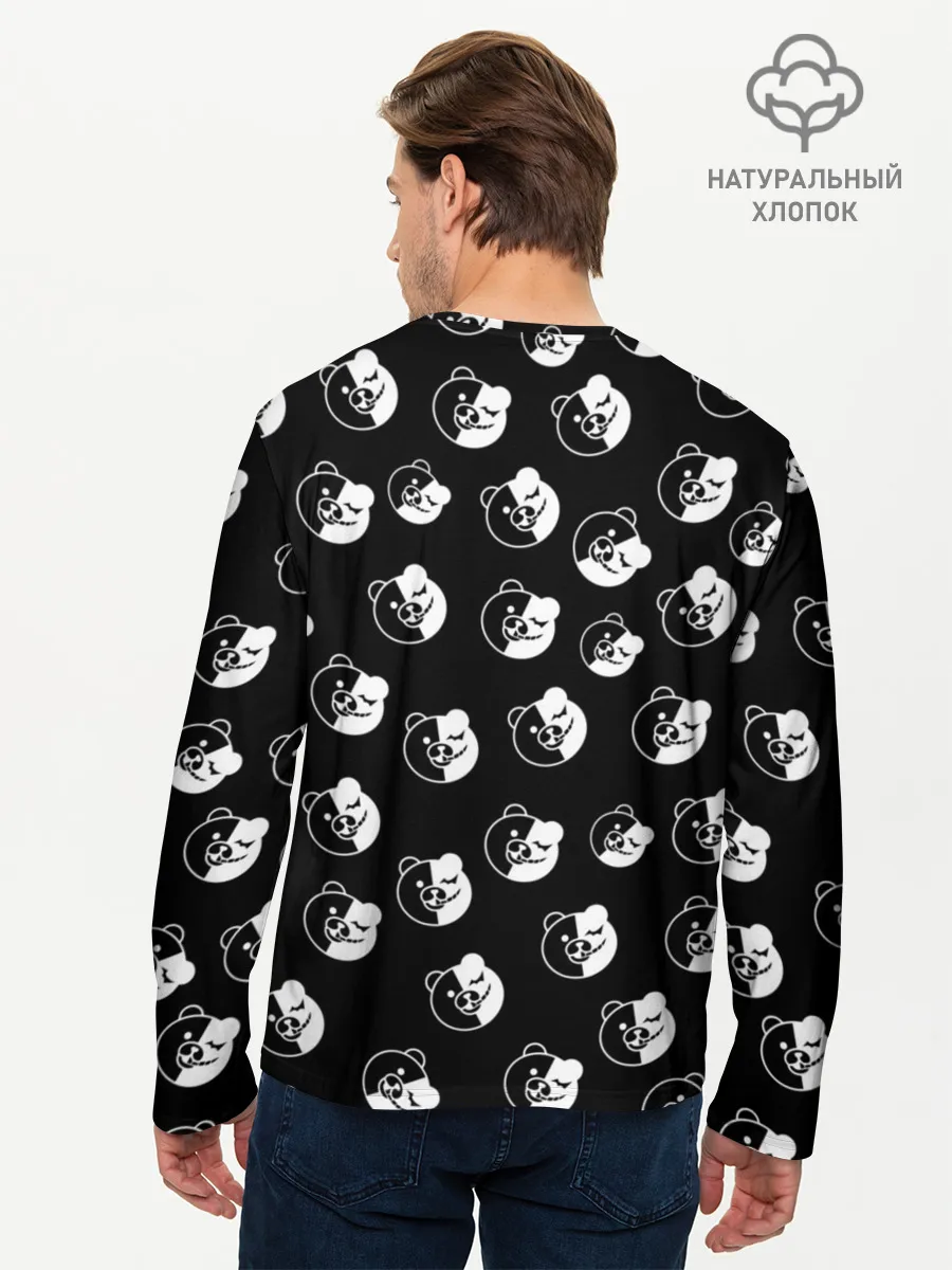 Мужской лонгслив базовый / Монокума