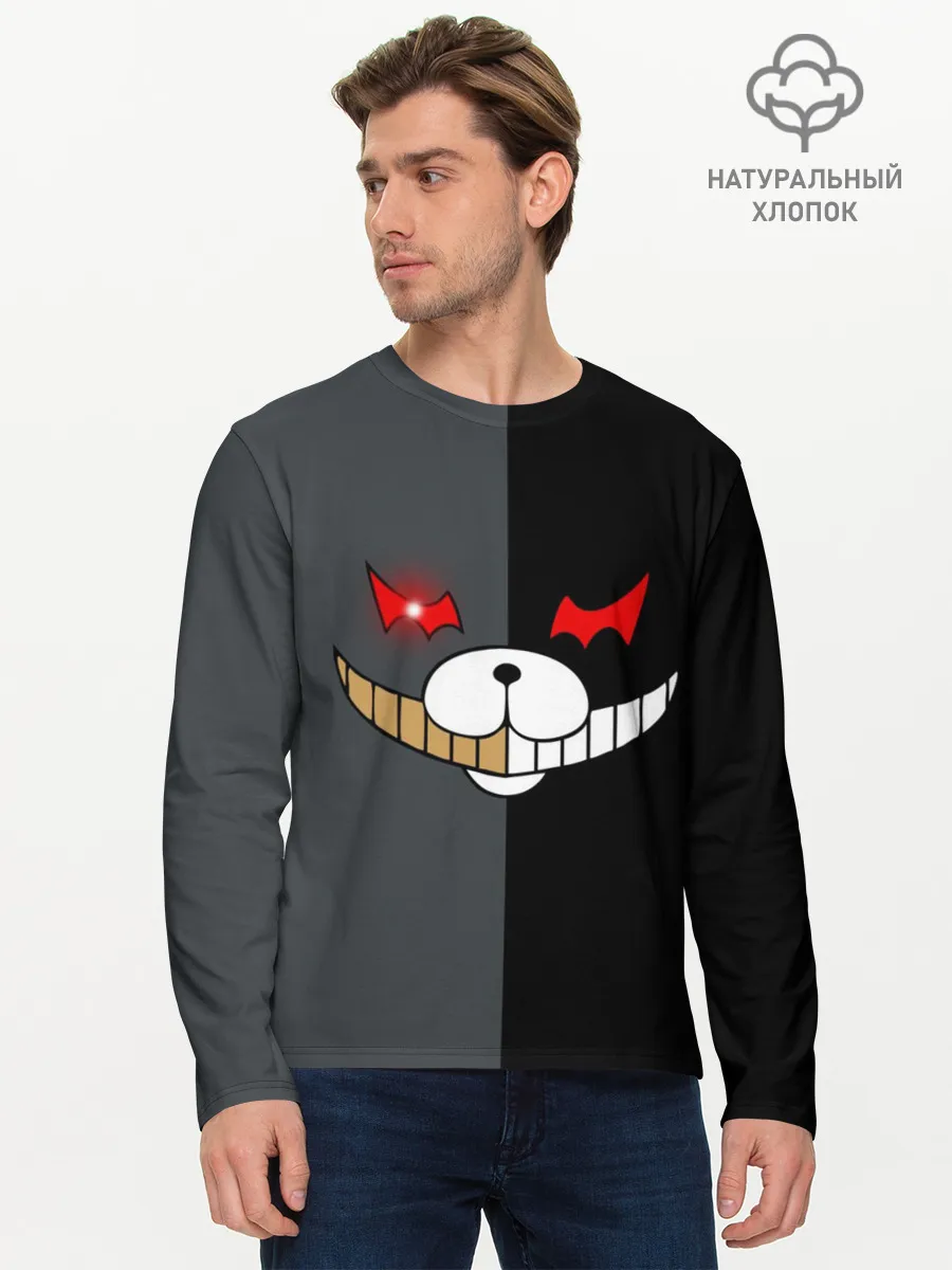 Мужской лонгслив базовый / KUROKUMA x MONOKUMA