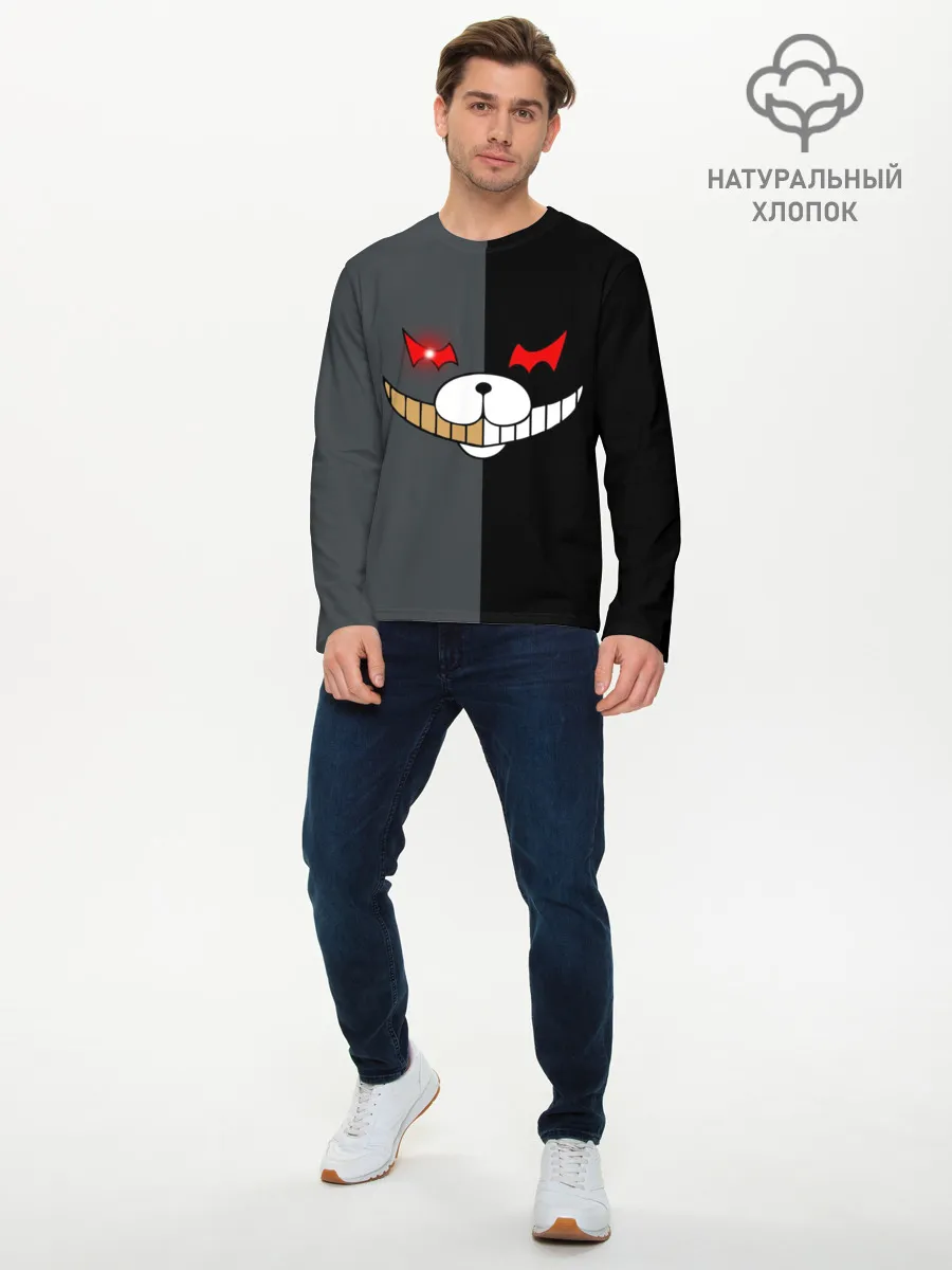 Мужской лонгслив базовый / KUROKUMA x MONOKUMA
