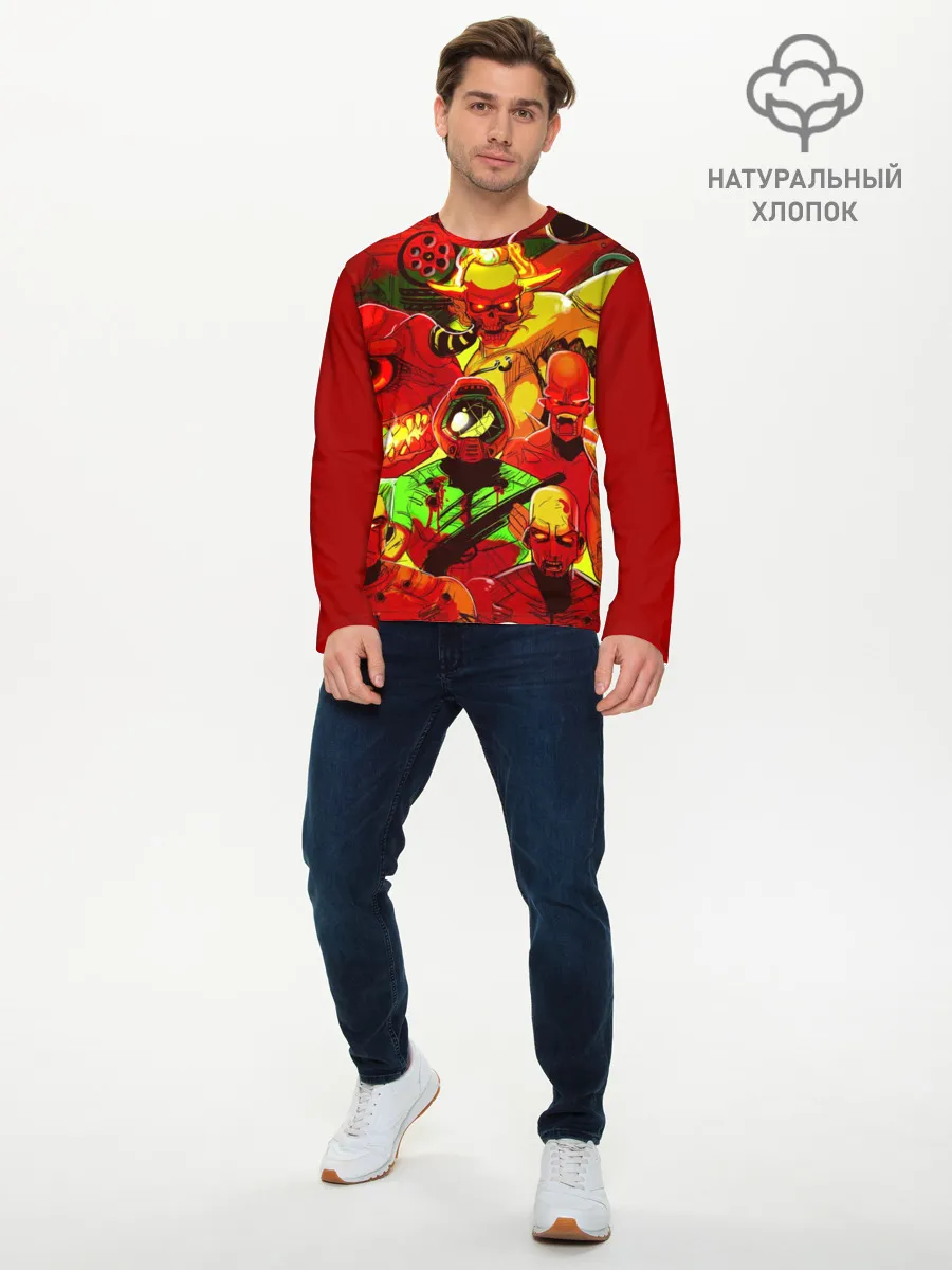 Мужской лонгслив базовый / DOOM