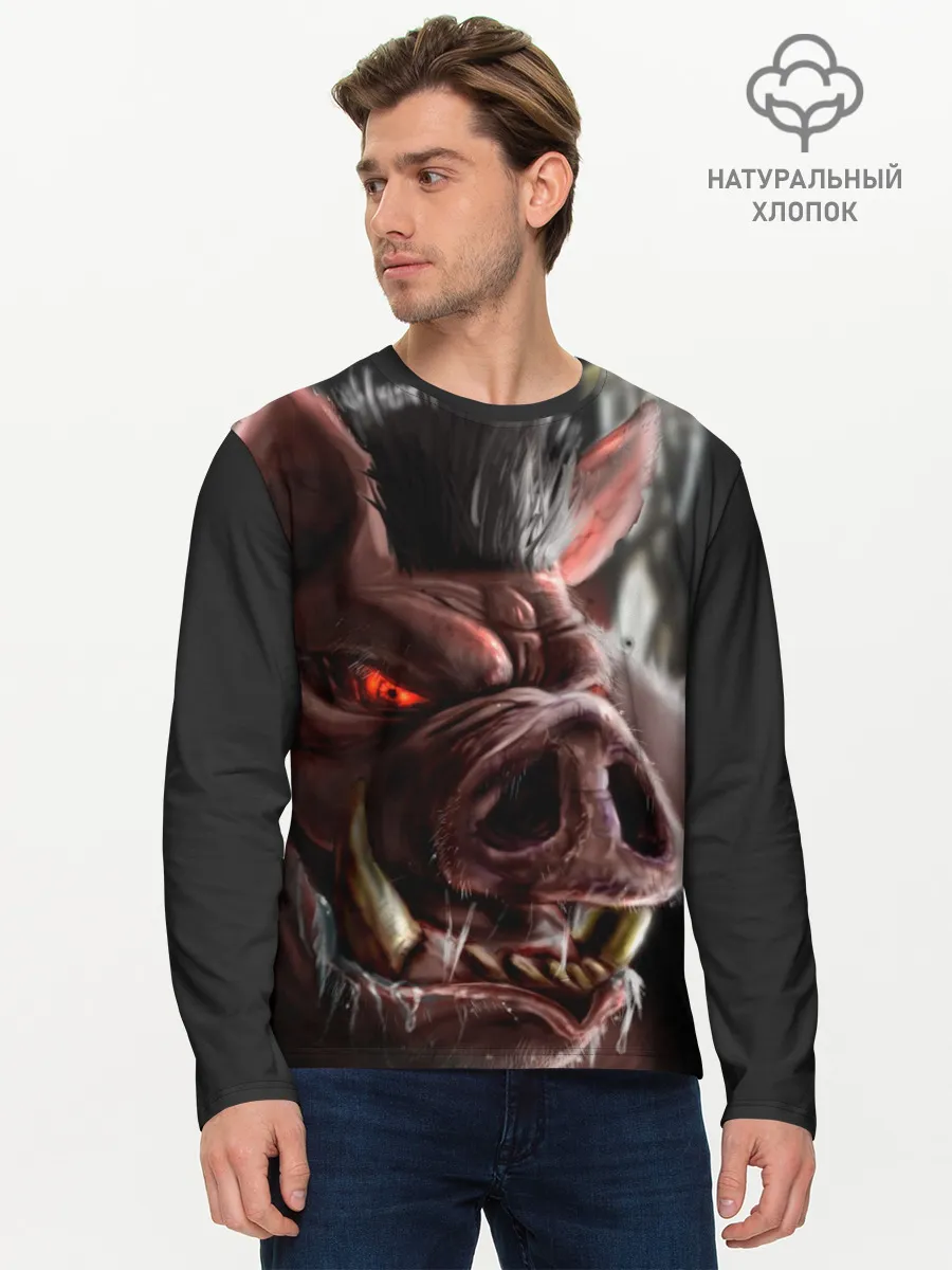 Мужской лонгслив базовый / DUKE NUKEM