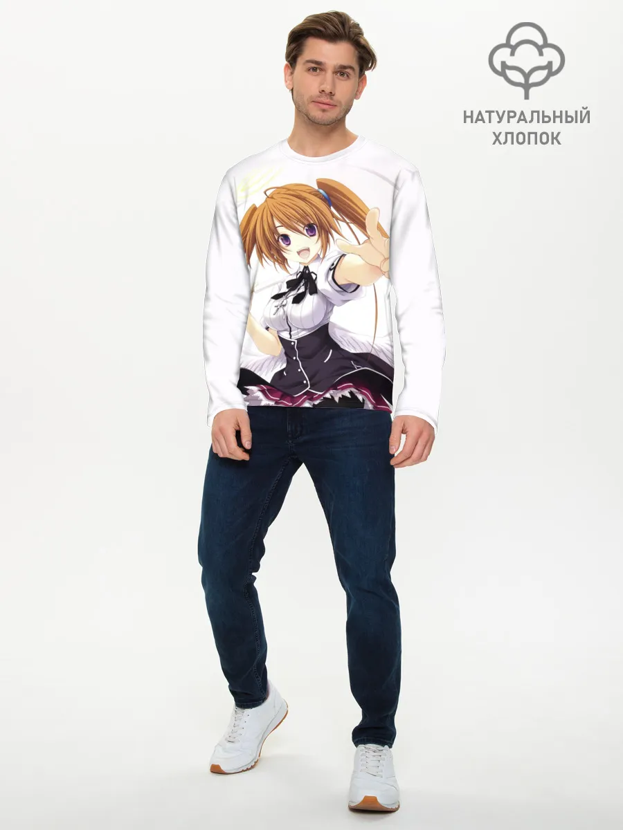 Мужской лонгслив базовый / Ирина Шидо | High School DxD