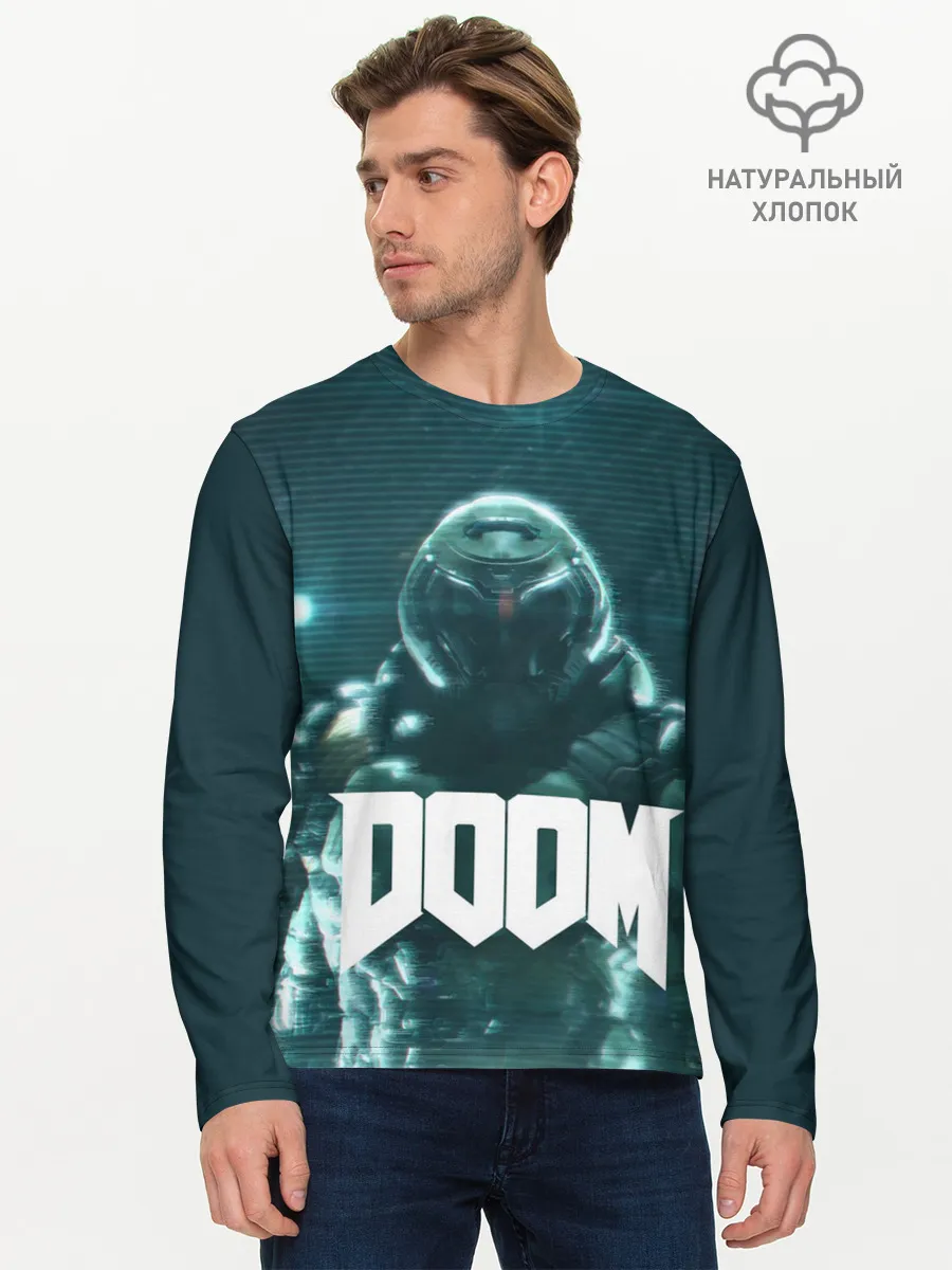 Мужской лонгслив базовый / DOOM