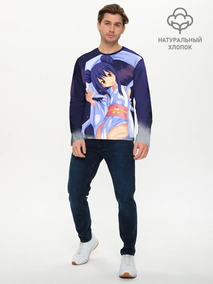 Мужской лонгслив базовый / Fairy Tail Wendy