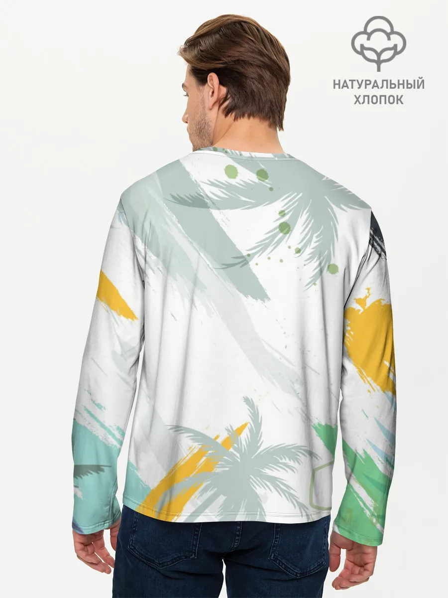 Мужской лонгслив базовый / Aloha Hawaii
