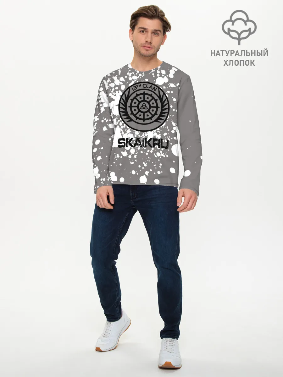 Мужской лонгслив базовый / Skaikru