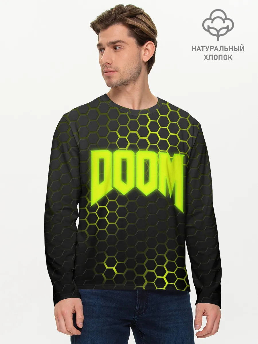 Мужской лонгслив базовый / DOOM