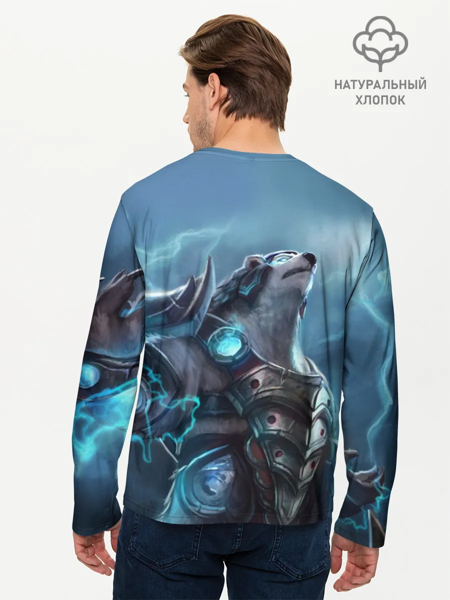 Мужской лонгслив базовый / Северный король