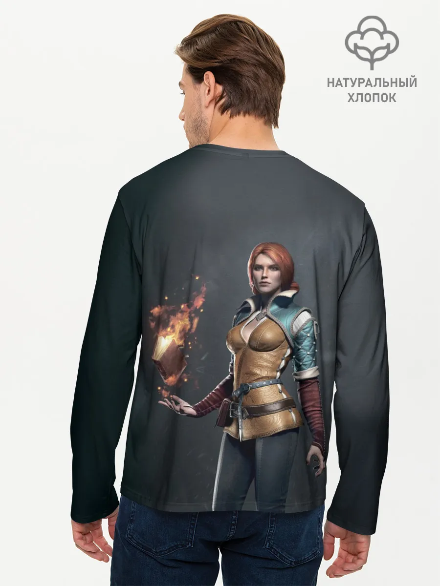 Мужской лонгслив базовый / The Witcher 3