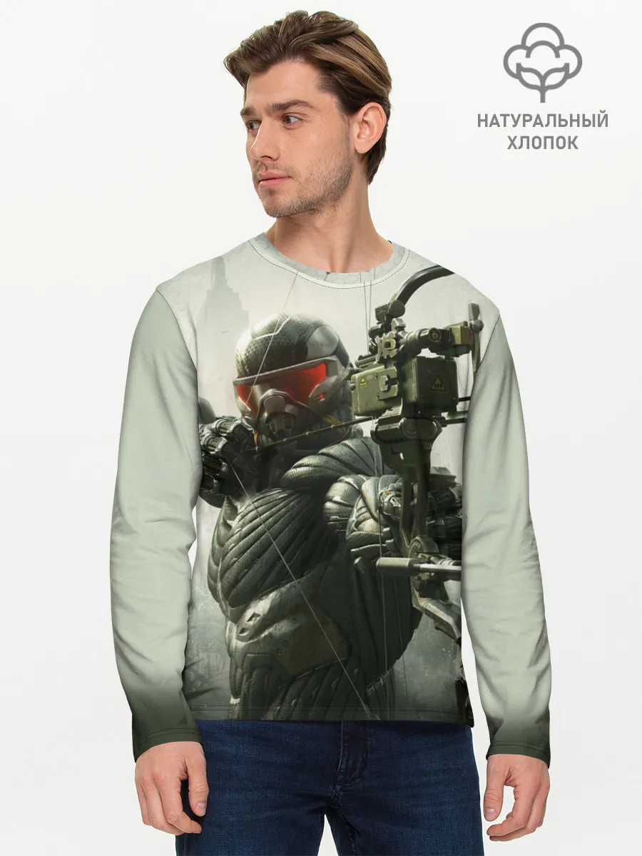 Мужской лонгслив базовый / Crysis