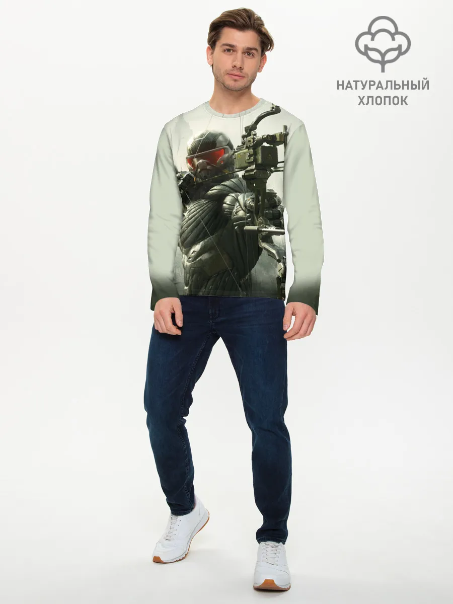 Мужской лонгслив базовый / Crysis