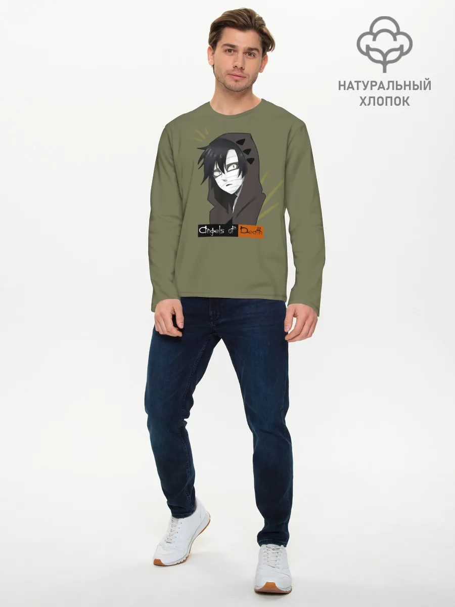 Мужской лонгслив базовый / Зак ангел