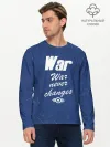 Мужской лонгслив базовый / WAR NEVER CHANGES