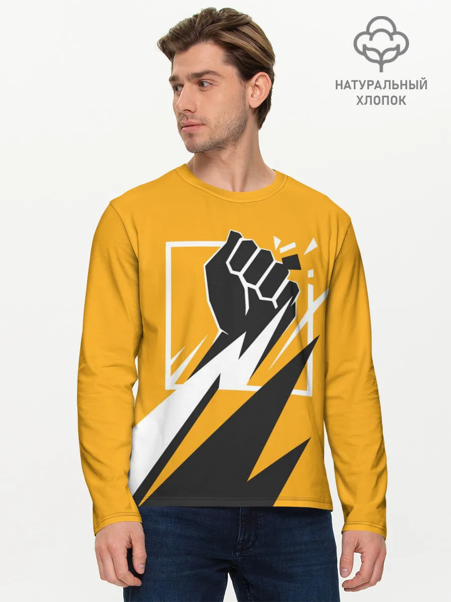 Мужской лонгслив базовый / R6S FINKA