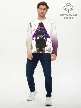 Мужской лонгслив базовый / Моб Психо 100