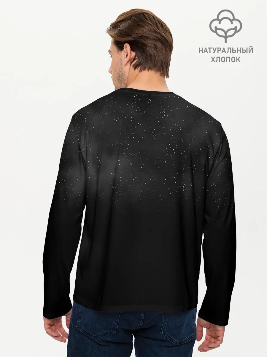 Мужской лонгслив базовый / Слендермен