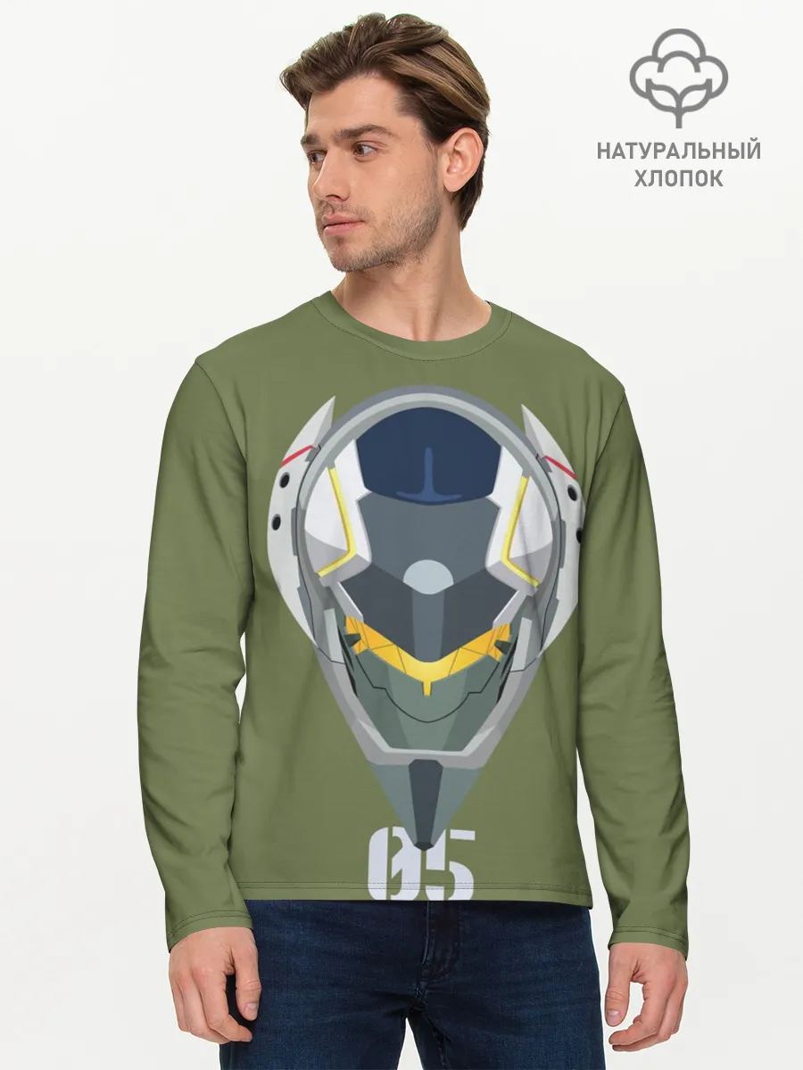 Мужской лонгслив базовый / Евангелион