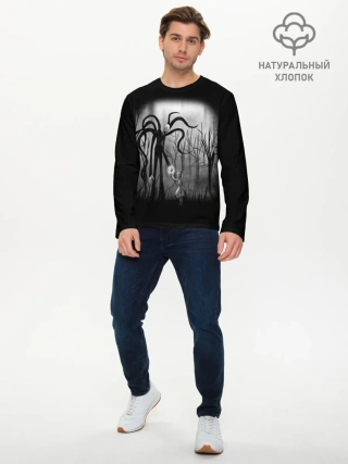 Мужской лонгслив базовый / Slenderman