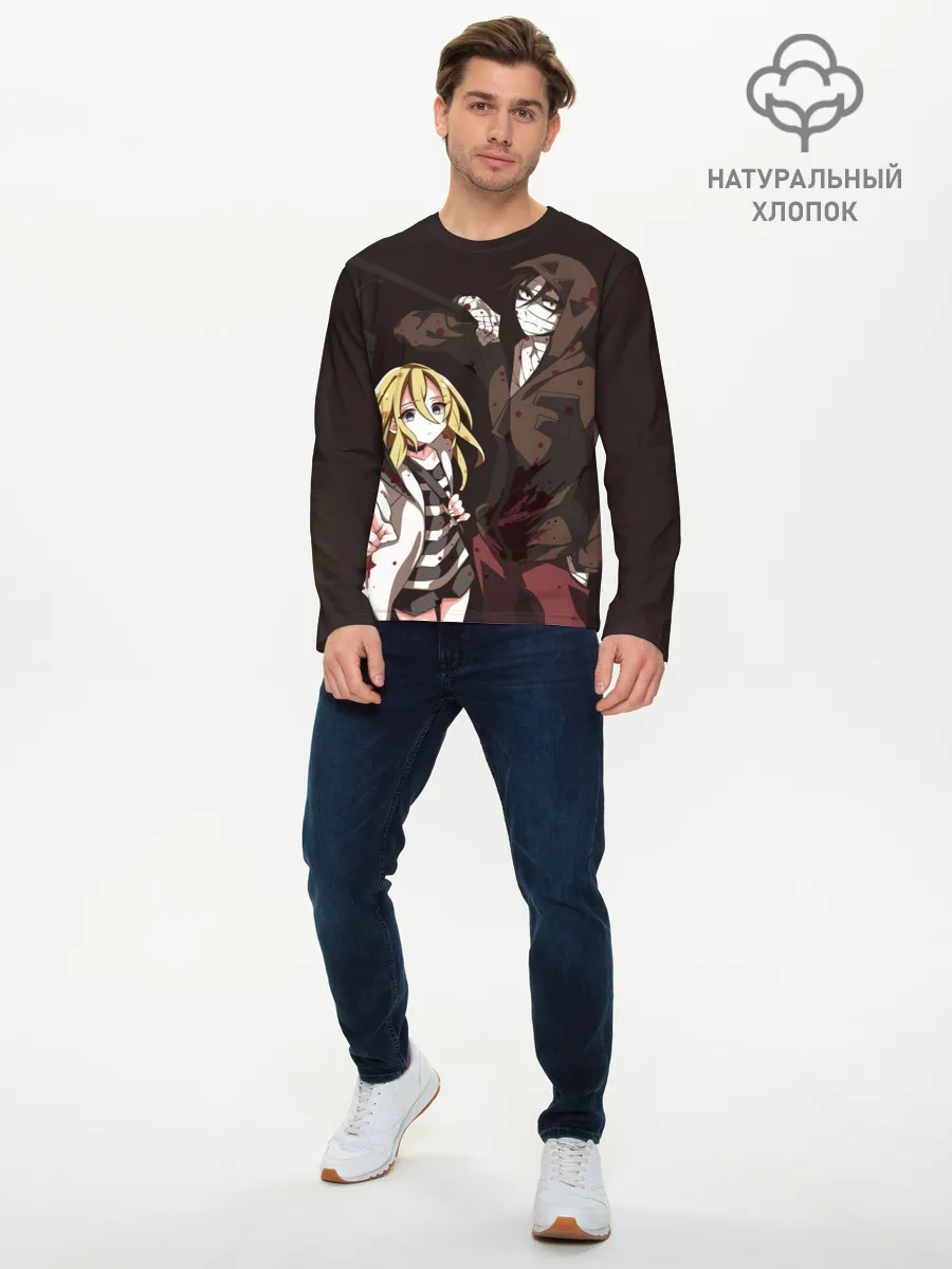 Мужской лонгслив базовый / Рейчел и Зак