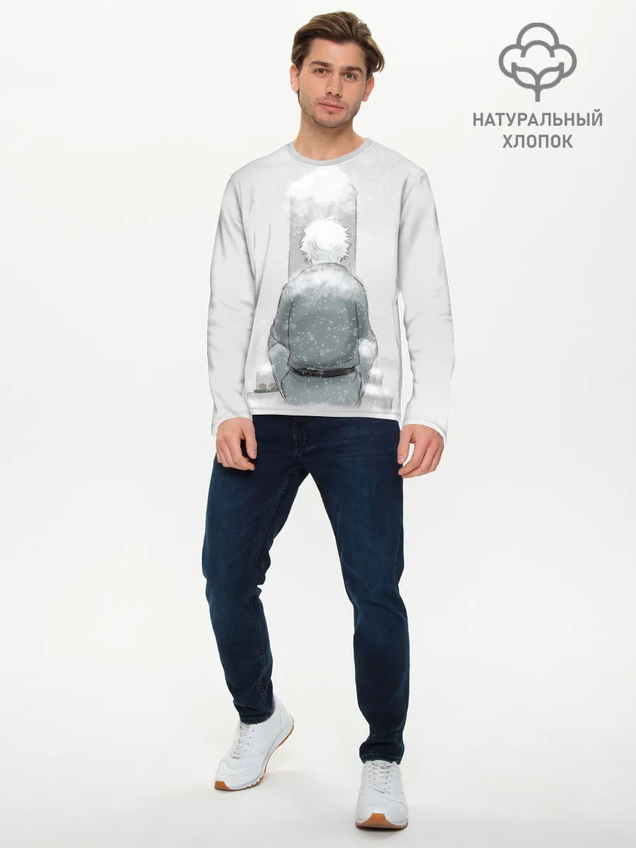 Мужской лонгслив базовый / Snow