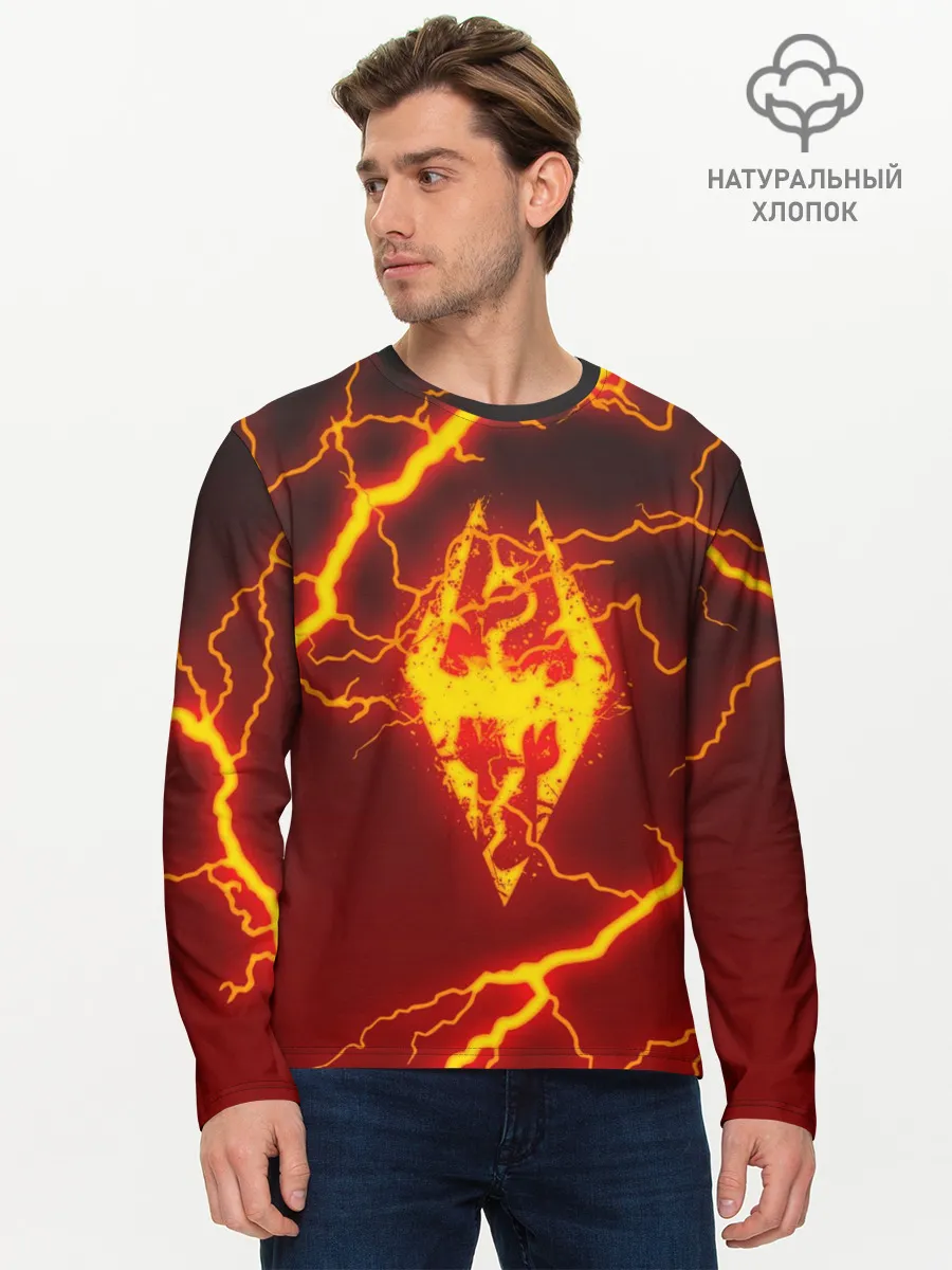 Мужской лонгслив базовый / THE ELDER SCROLLS