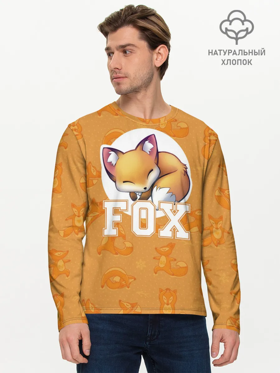 Мужской лонгслив базовый / Fox