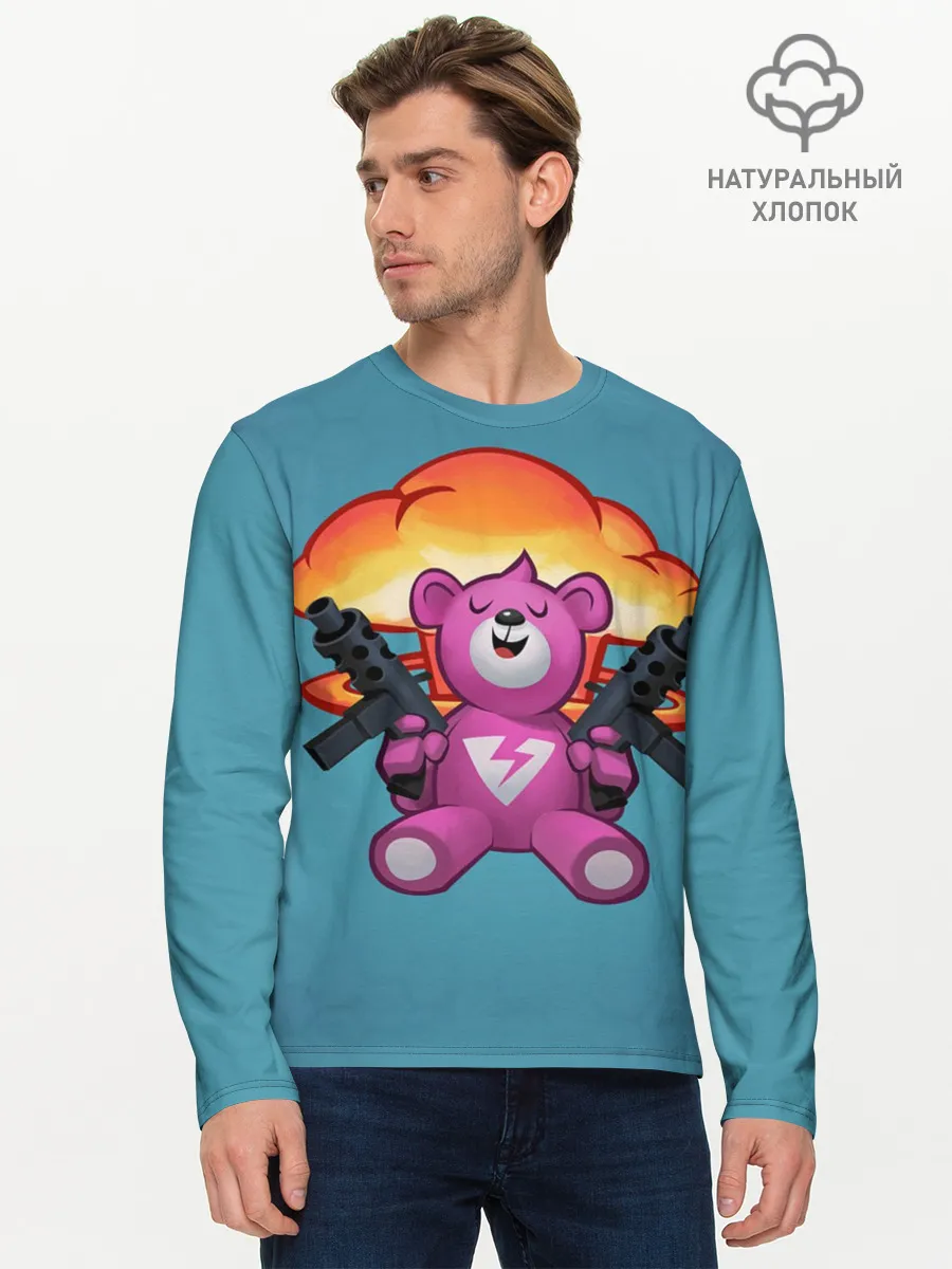 Мужской лонгслив базовый / Fortnite Bear