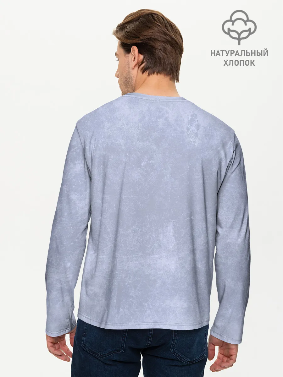 Мужской лонгслив базовый / кардиолог