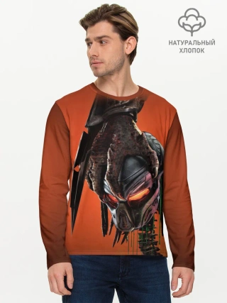 Мужской лонгслив базовый / Рука хищника