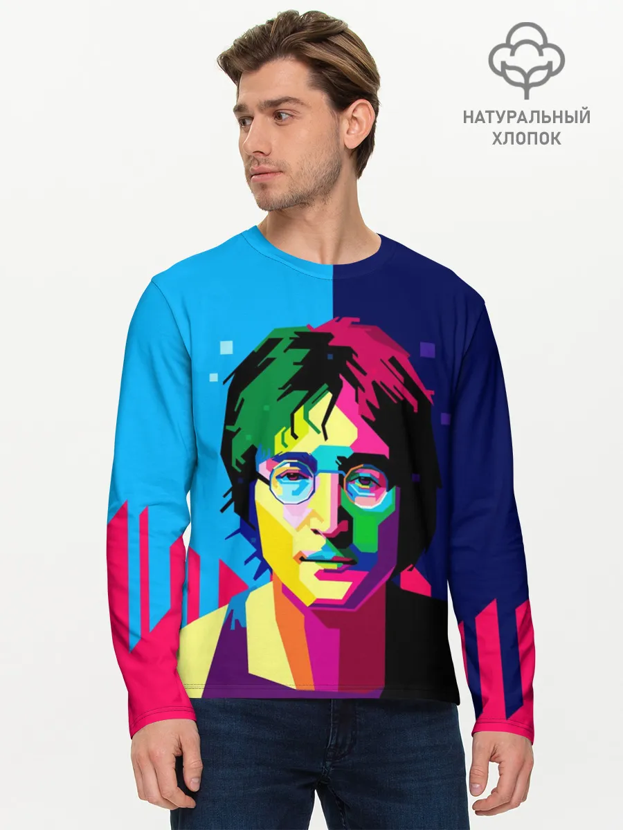 Мужской лонгслив базовый / Джон Леннон